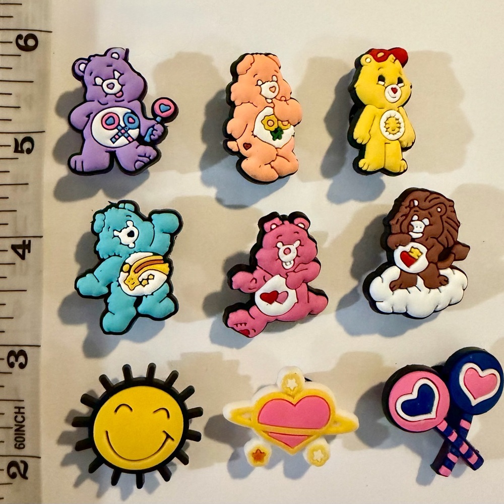 Care Bear Croc Charms Set NEW